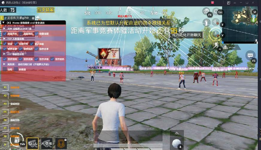 和平精英辅助【凯蒂猫一体直装】人物透视 平板视角 无后坐力 锁死自瞄 子弹追踪 方框射线 骨骼显示 物资显示